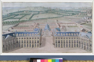 Plaza Louis-le-Grand y el Convento de los Capuchinos, c.1705